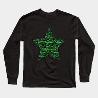 Super Green Star Long Sleeve T-Shirt